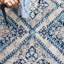 Tapis ivoire / bleu-1556402685