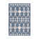 Blue Traliccio Indoor/Outdoor Trellis Rug