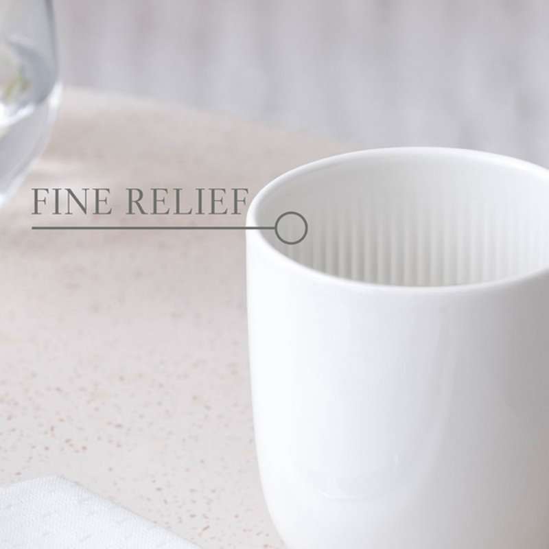 Villeroy & Boch Afina Espresso Cup, Premium Porcelain, Made in Germany, Dishwasher and Microwave Safe, 2.5 x 2 in, Stackable, White