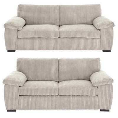 Soft Jambo Cord 3 and 2 Seater Sofa Set for Modern Living Room