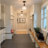 Black Ribbed Glass Adjustable Pendant Light