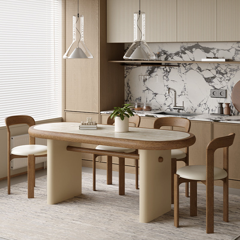 Ensemble de table de salle à manger de style français, H 29,5 po x L 55,1 po x l 31,5 po