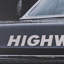«Highway Patrol II» par Roland Weber, reproduction d'art encadrée à la main