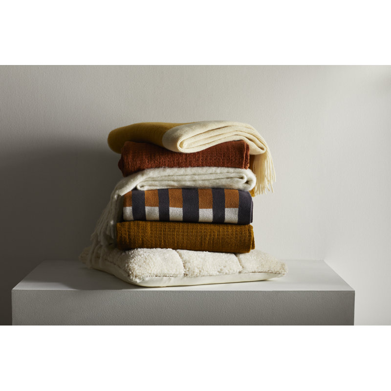 Jason Wu Hand Woven Striped Throw Blanket