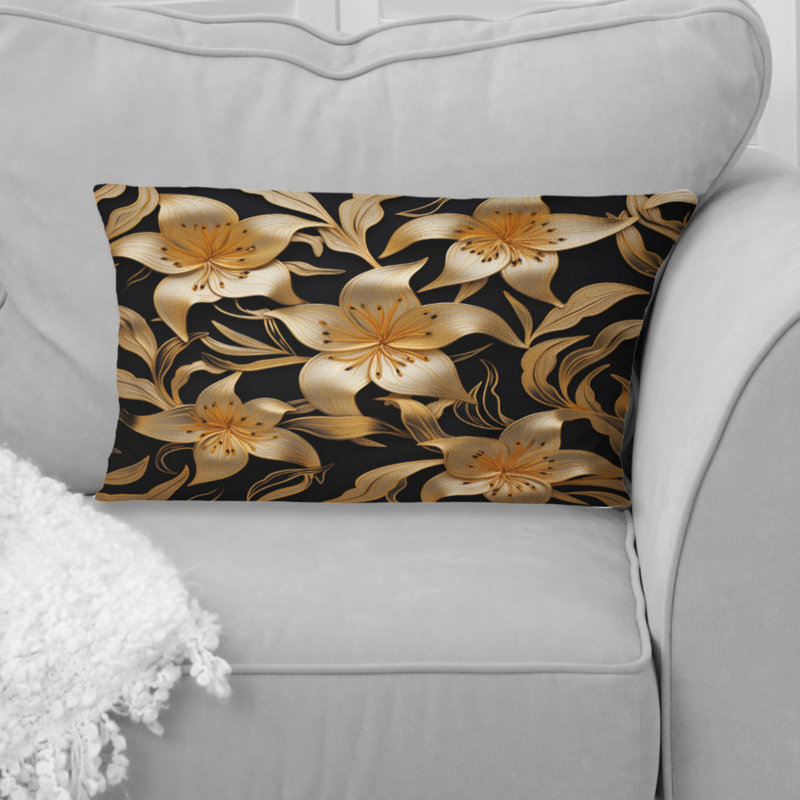 Coussin Golden Lily