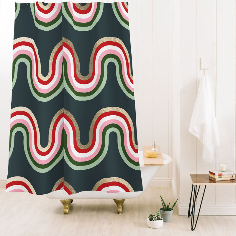 Geometric Shower Curtain