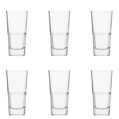 10 Strawberry Street Palladio Square Stack Glassware, Hiball