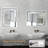 Casanas Glass Rectangle Wall Mirror-206214607