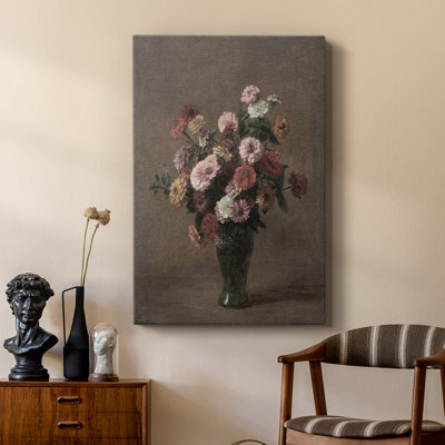 Impression florale rétro CXIX - galerie sur mesure Cavas