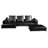 Kent Upholstered L-Shaped Sectional Right Hand Facing