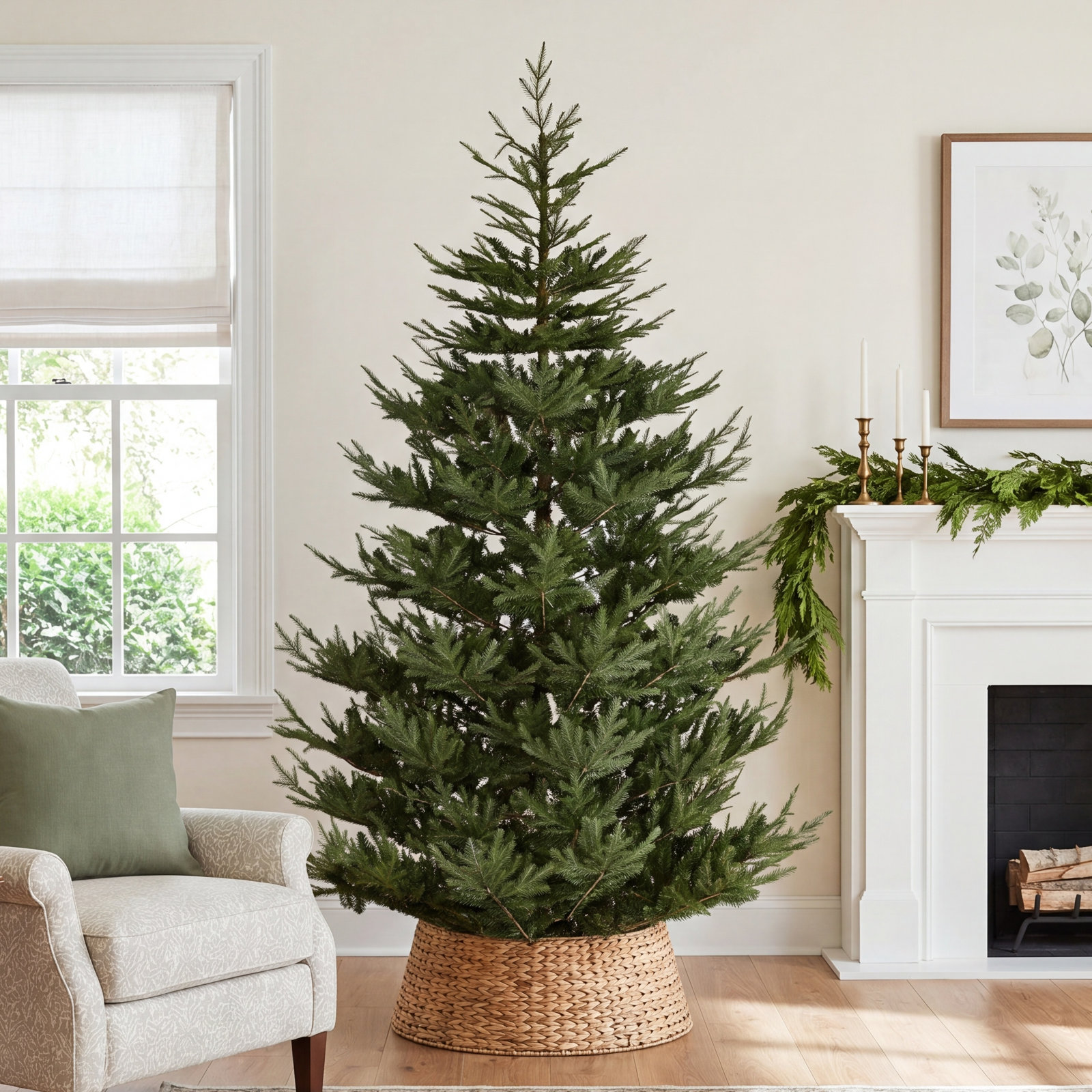 Pine Christmas Tree, 9' H