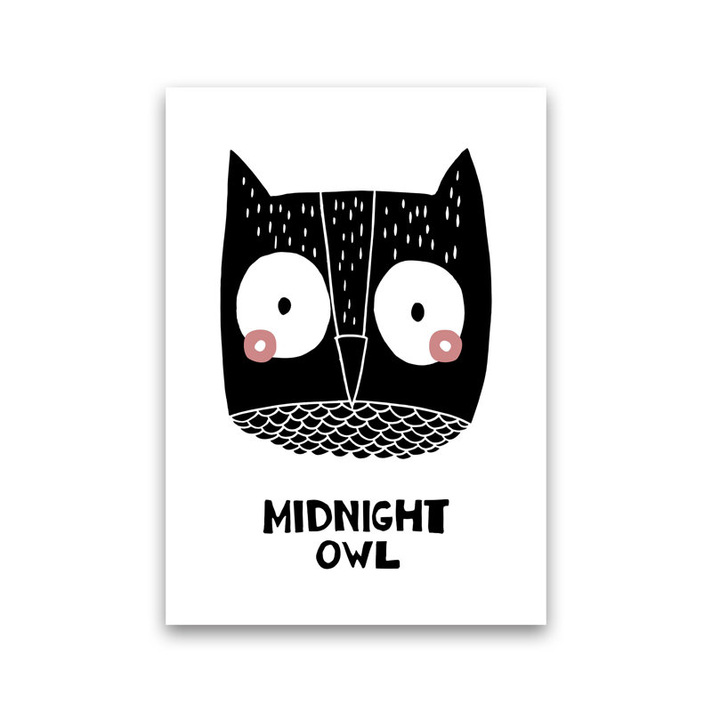 Owl by Miniofmine - Print, Unframed, 30cm H x 21cm W x 1cm D