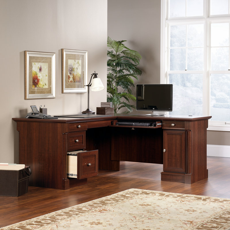 Bureau en L Walworth, Cerisier sélectionné