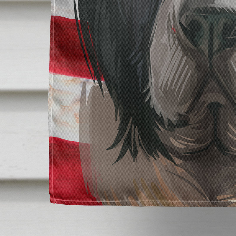 Polyester à 2 côtés 28 x 40 po drapeau maison, Mastiff des Pyrénées