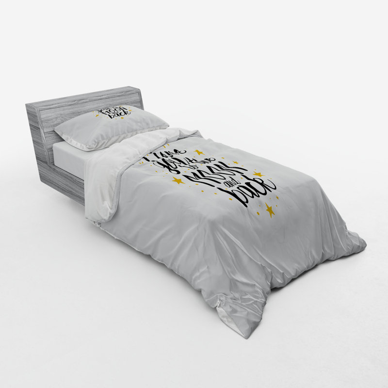 Ensemble de housse de couette Love, Housse de couette simple + 6 pièces supplémentai