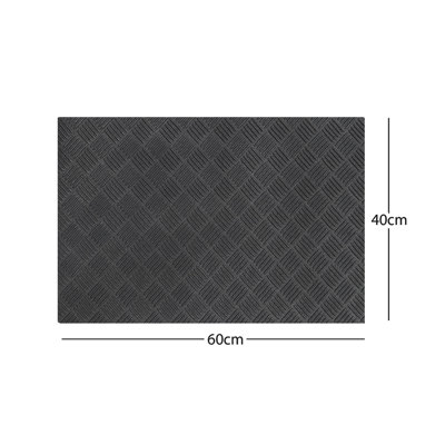 Non-Slip Geometric Doormat