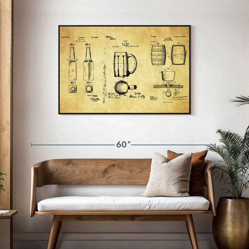 Beer Compilation, 29" H x 43" W