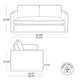 Bobbi 73'' Upholstered Loveseat 