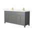 Beckett 66" Freestanding Double Bathroom Vanity with Quartz Top-965466518-965466537-965466538