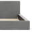 Upholstered Platform Bed With Solid Frame-1810594708