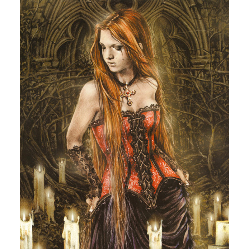 Red Basque, 18" H x 15" W
