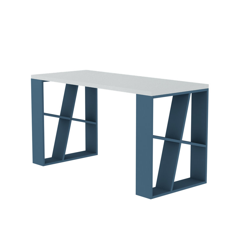 Miranda Modern Multifunctional Desk, Turquoise