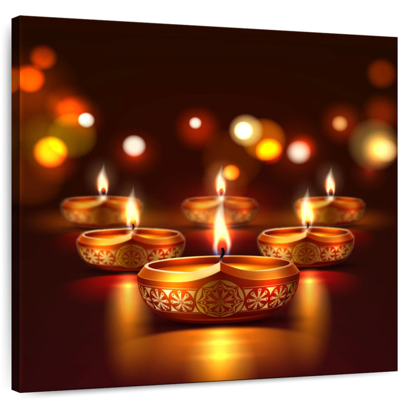 Bougies brûlantes Lelend Diwali