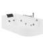 Bellview 1700mm x 800mm Freestanding Whirlpool Acrylic Bathtub with Tap