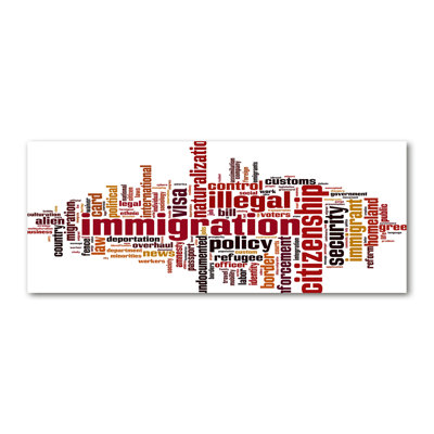 Immigration - Wrapped Canvas Print