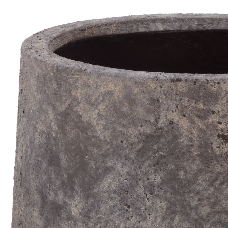 Stark Large Planter Pot, 18.1 x 18.1 x 26.8, Antique Brown