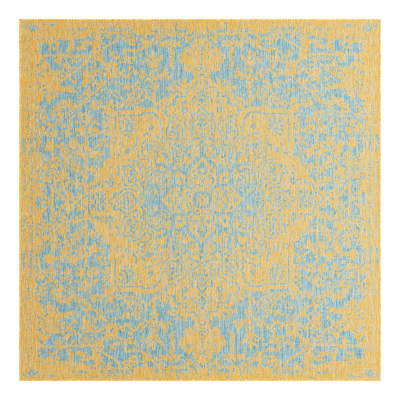 Jill Zarin Dubai Indoor/Outdoor Rug, Square 7'10"