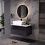 Petit meuble-lavabo flottant simple 31,5 pouces avec lavabo