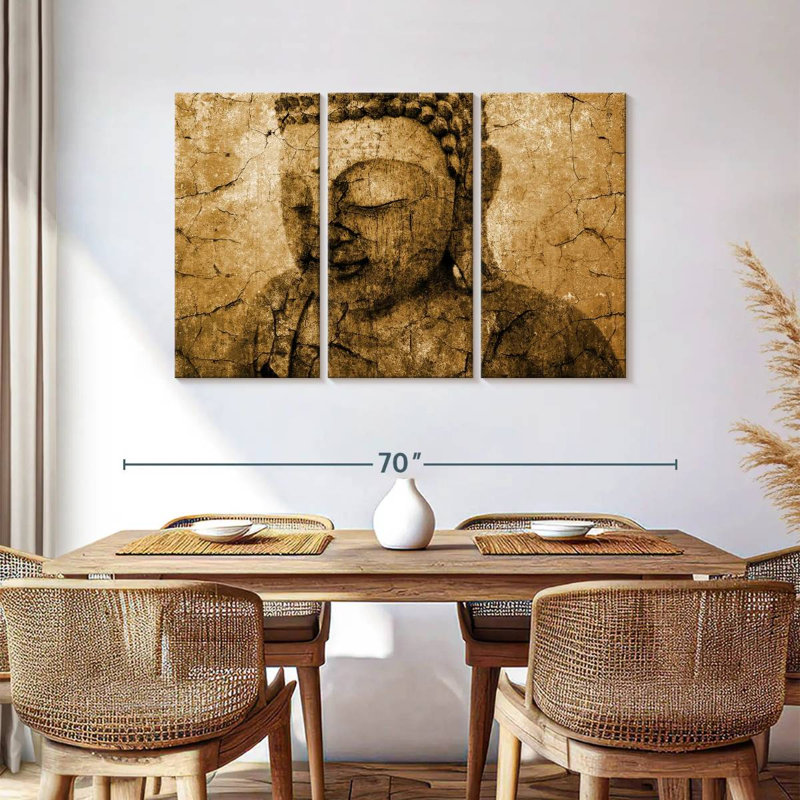 Adella Old Buddha, 36" H x 57" W