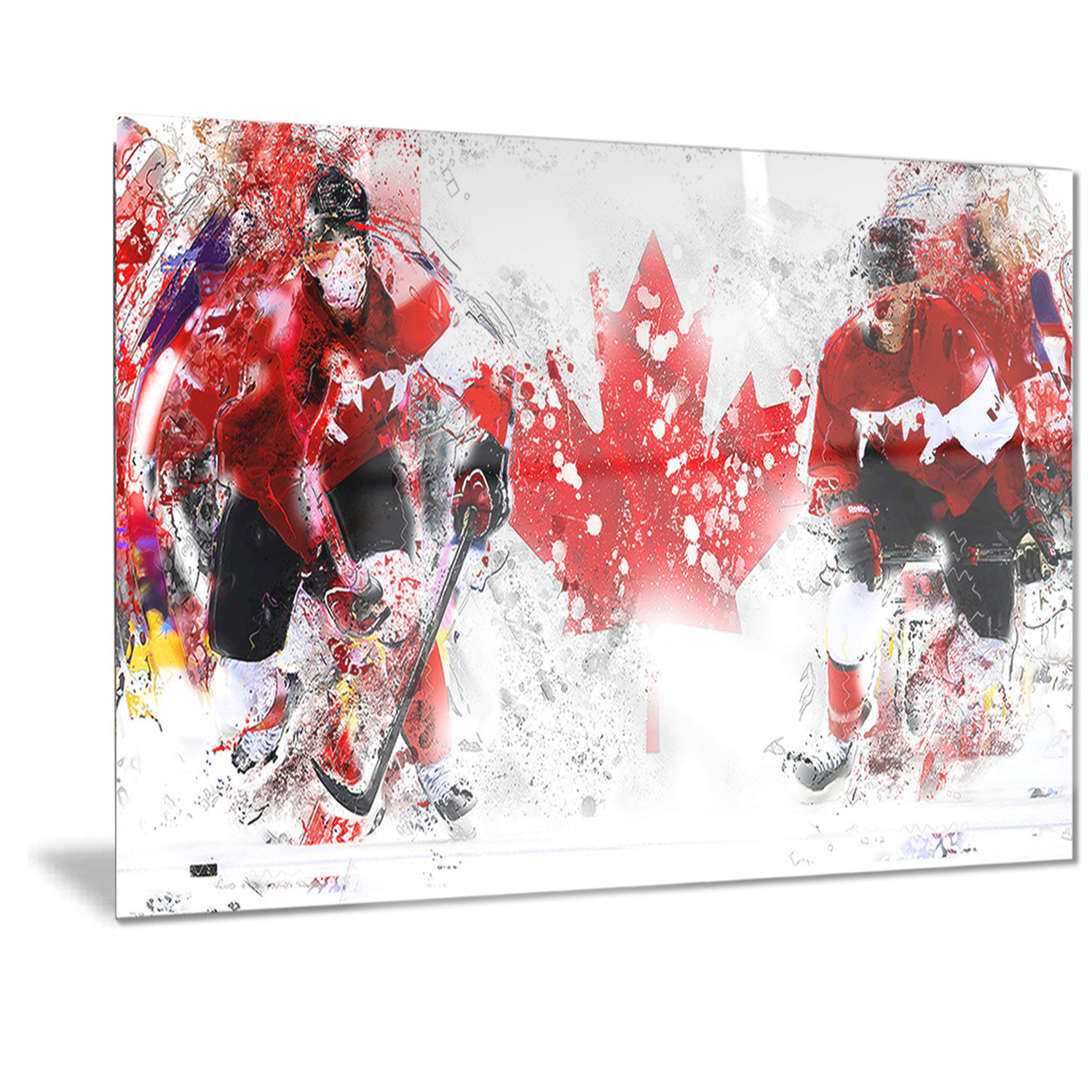 'Hockey in Canada' Graphic Art Designart, image size:1500x1500