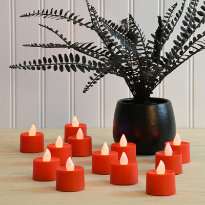 12 Piece Unscented Flameless Candle Set