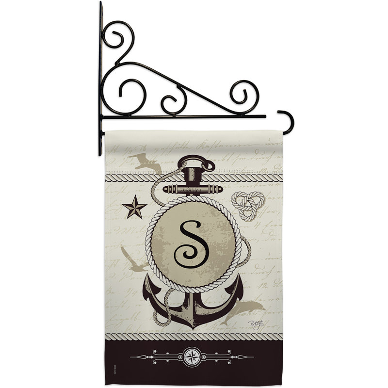 Ensemble de drapeaux 18 x 13 po Nautical Q, S