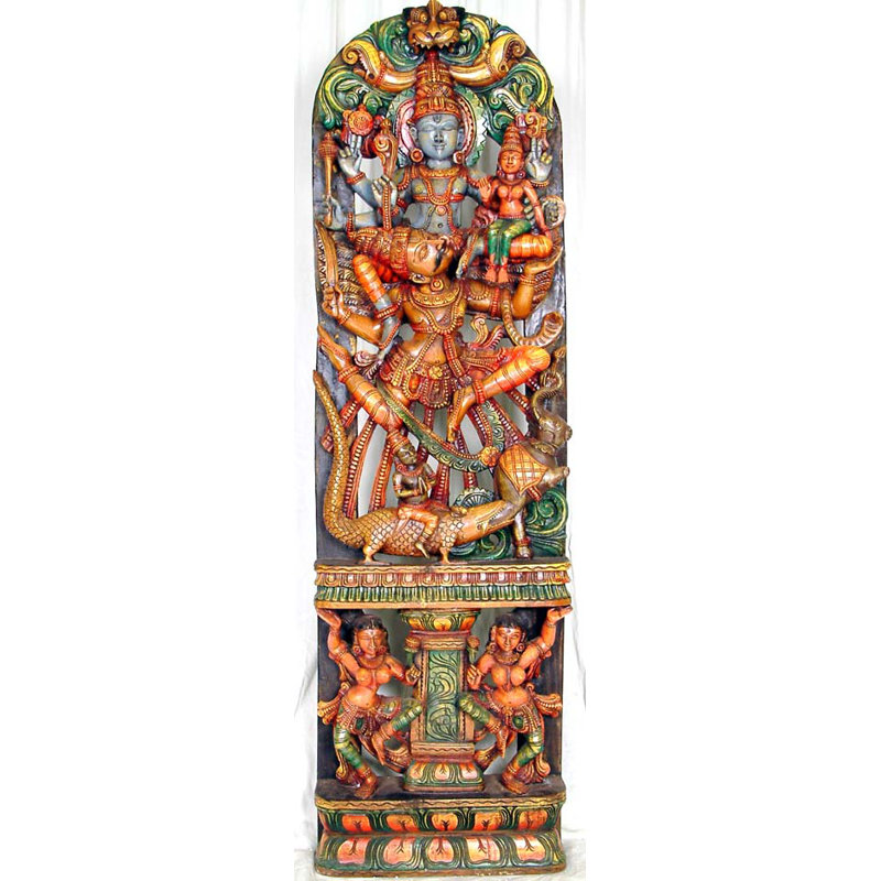 Lakshmi Vishnu sur Garuda