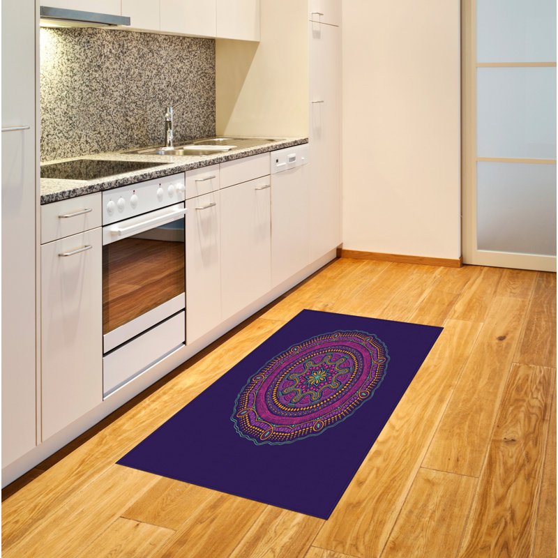 Yoga High Density Long Fiber Poly Threads Decorative Area Rug Carpet, Rectangle 2'7" x 5'