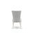 6 Piece Kitchen Table Set Contains a Rectangle Dining Table with X-Legs and 4 Baby Blue Linen Fabric Parson Chairs with a Bench, linen white-85265053-85265048