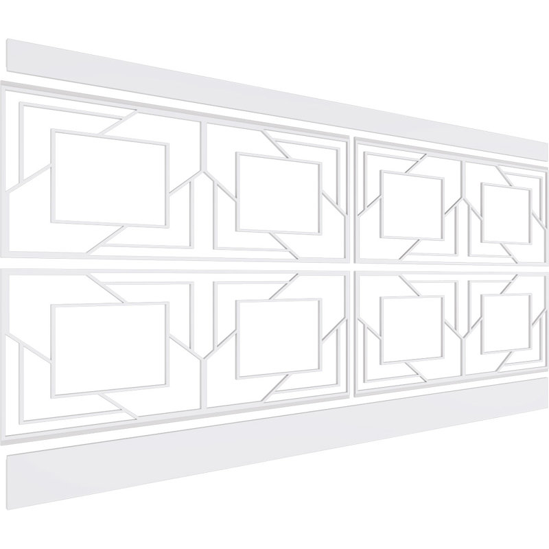 Ensemble de lambris en PVC Monument, H 44 po x l 94,5 po x P 0,625 po