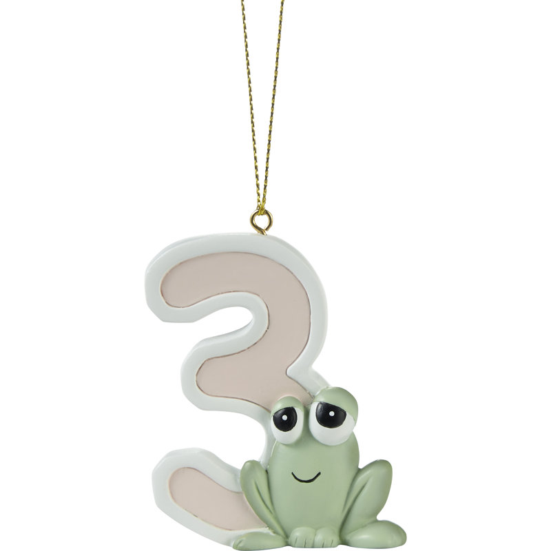 This Year You’re Three Resin Ornament
