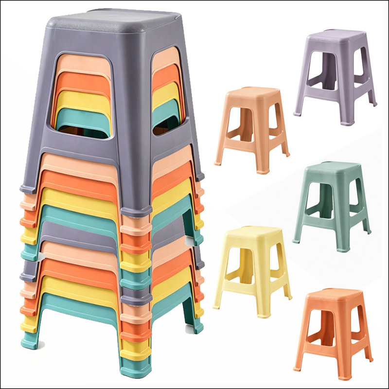 Paquet de 10 tabourets de classe empilables