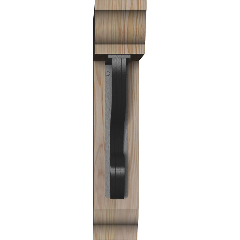 Support traditionnel Ashford, H 18 po x P 15 1/2 po, Sapin de Douglas l 3 1/2 po x T 4 po (lisse)