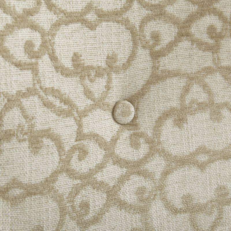 Fauteuil à oreilles capitonné Angelica