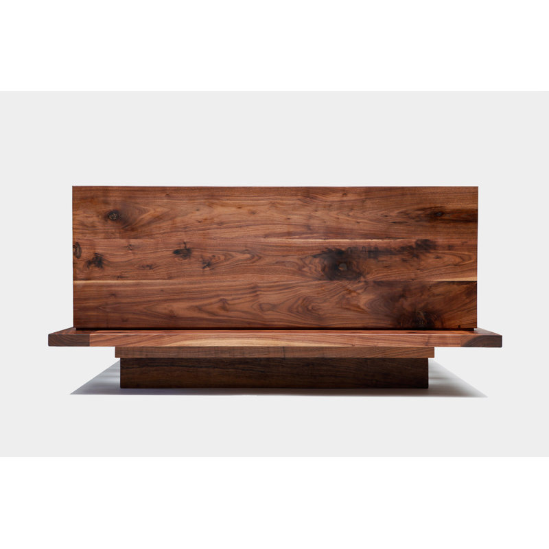 ARTLESS SQ Queen Platform Bed with Wood Frame