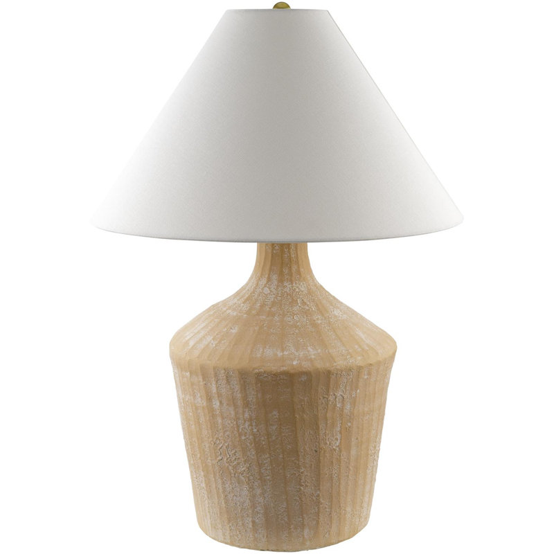 Lampe Ochre Wyn, H 26 po x l 18 po x P 18 po