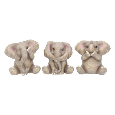  Trois bébés éléphants, 8 cm