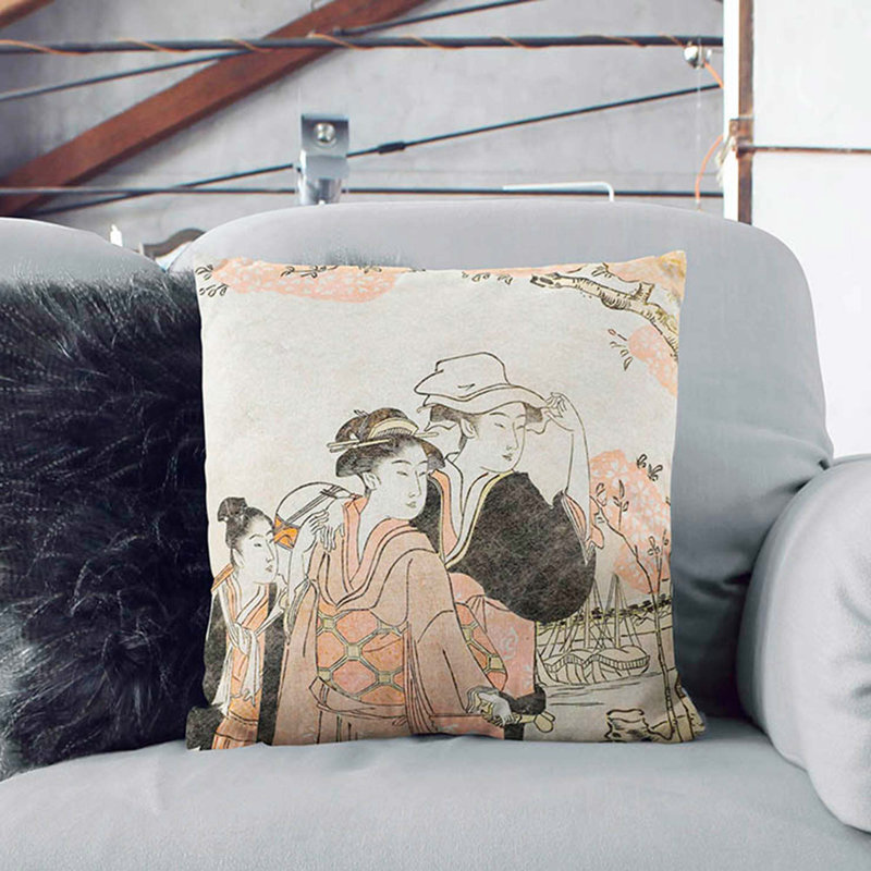 Square Cushion, 40cm H x 40cm W x 15cm D