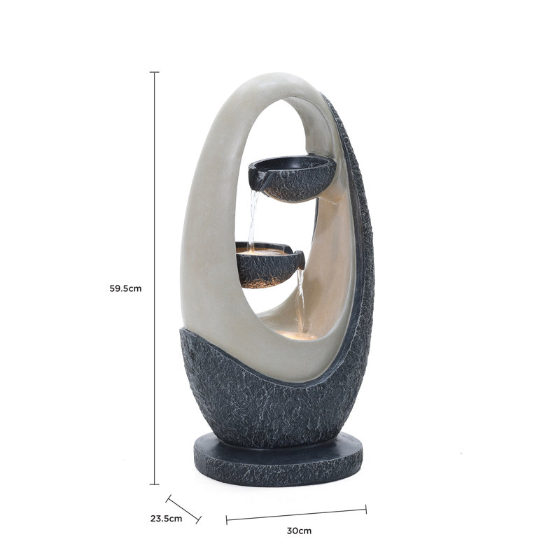 Outdoor Weather Resistant Cascade Fountain