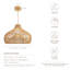 Luminaire suspendu en rotin Oceania Cone Brown